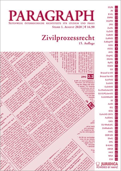 Paragraph - Zivilprozessrecht (Edition Juridica) Law