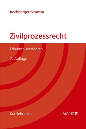 Grundriss des österreichischen Zivilprozessrechts: Erkenntnisverfahren Law