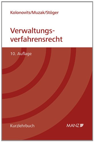 Grundriss des österreichischen Verwaltungsverfahrensrechts Law