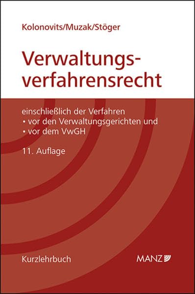 Grundriss des österreichischen Verwaltungsverfahrensrechts (Kurzlehrbuch) Law