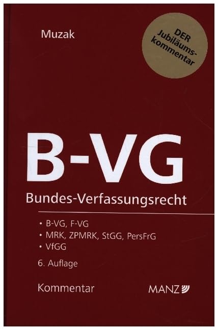 Bundes-Verfassungsrecht B-VG (Manz Kurzkommentar) Law