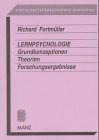 Lernpsychologie: Grundkonzeptionen, Theorien, Forschungsergebnisse Learning & Reference
