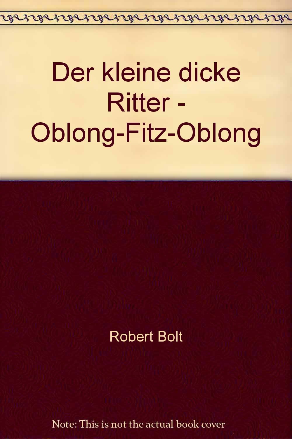 Der kleine dicke Ritter - Oblong-Fitz-Oblong - bk1352 Contemporary literature