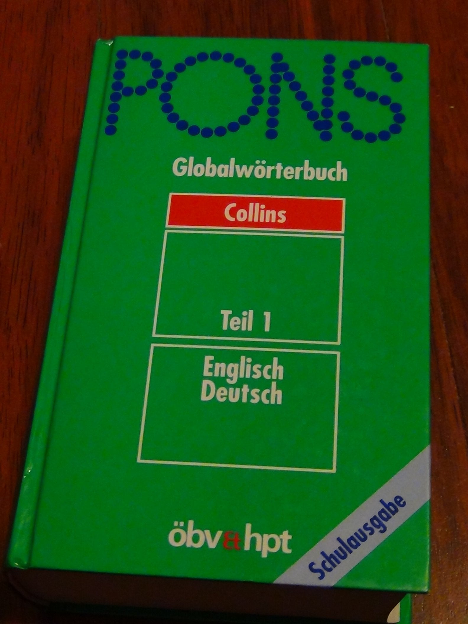 Collins English-German Dictionary/Pons Globalworterbuch, Englisch-Deutsch: TEIL 1: Englisch-Deutsch Books