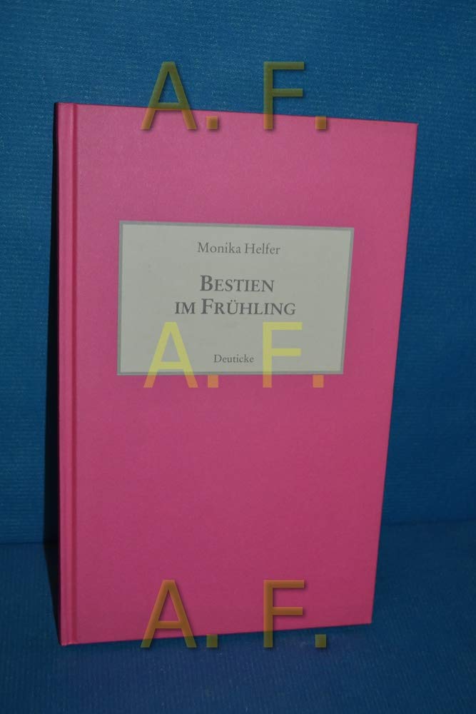 Bestien im Frühling: Stück Drama