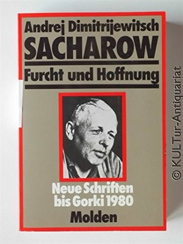 Furcht und Hoffnung. Neue Schriften bis Gorki 1980 Books