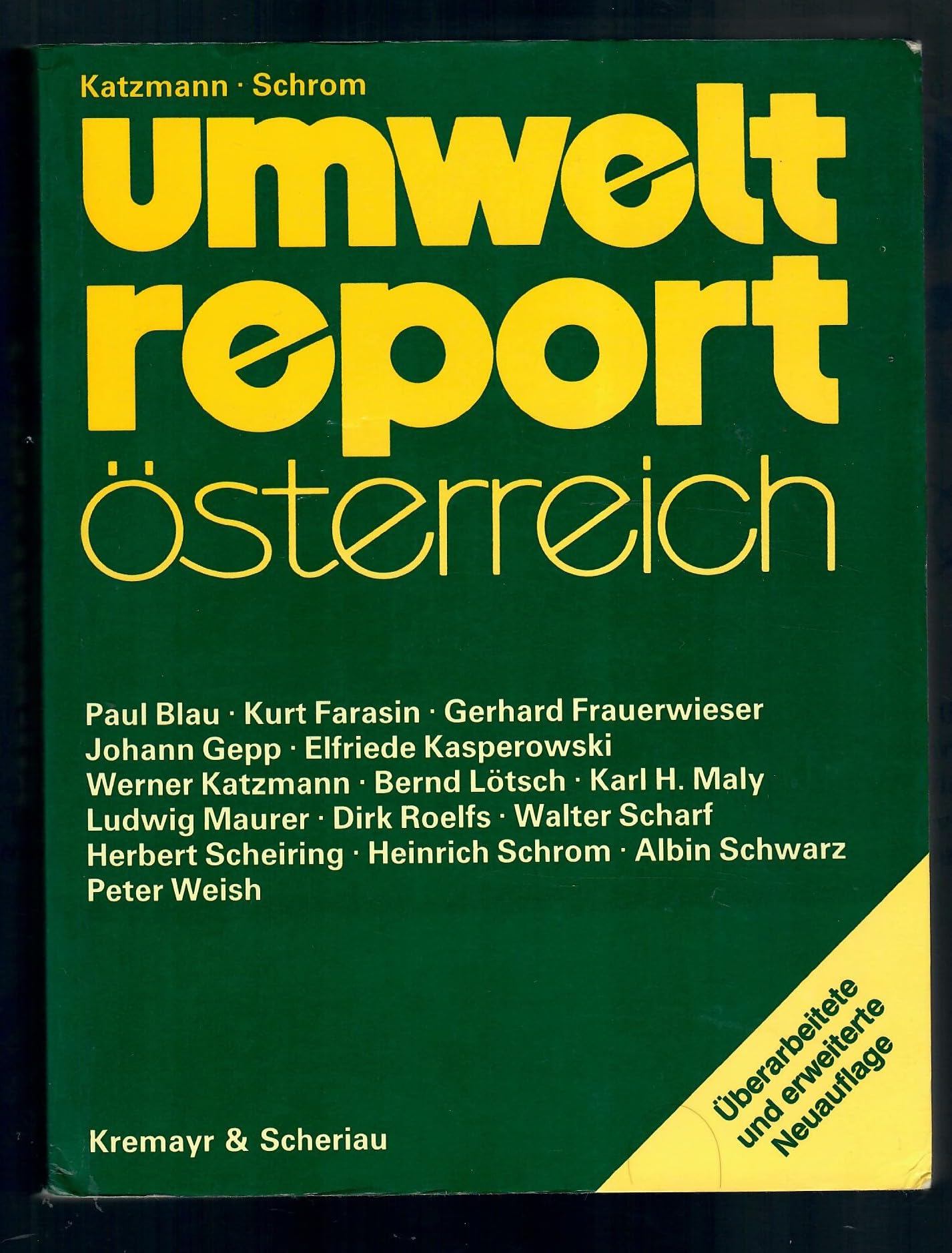 Umweltreport Österreich Natural Sciences Books