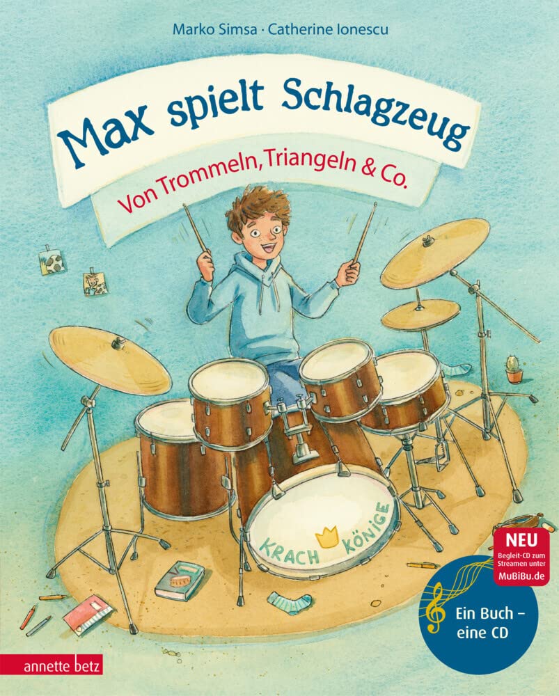 Max spielt Schlagzeug Sheet Music