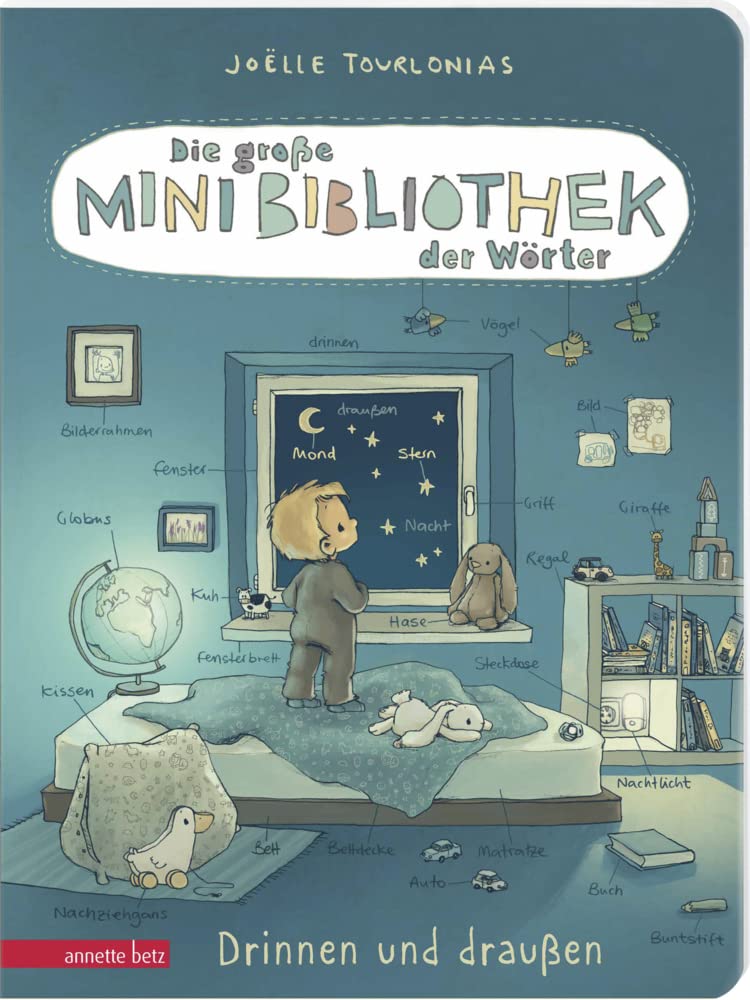 Die große Mini-Bibliothek der Wörter - Drinnen und draußen: Pappbilderbuch für Kinder ab 24 Monaten (Die Mini-Bibliothek der Wörter) General education