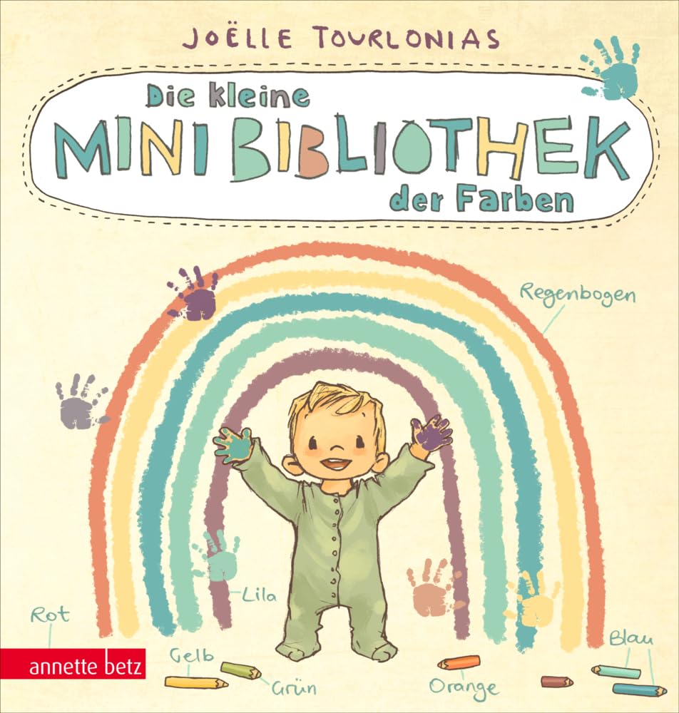 Die kleine Mini-Bibliothek der Farben - Ein Pappbilderbuch Farben-Lernen (Die Mini-Bibliothek der Wörter) General education