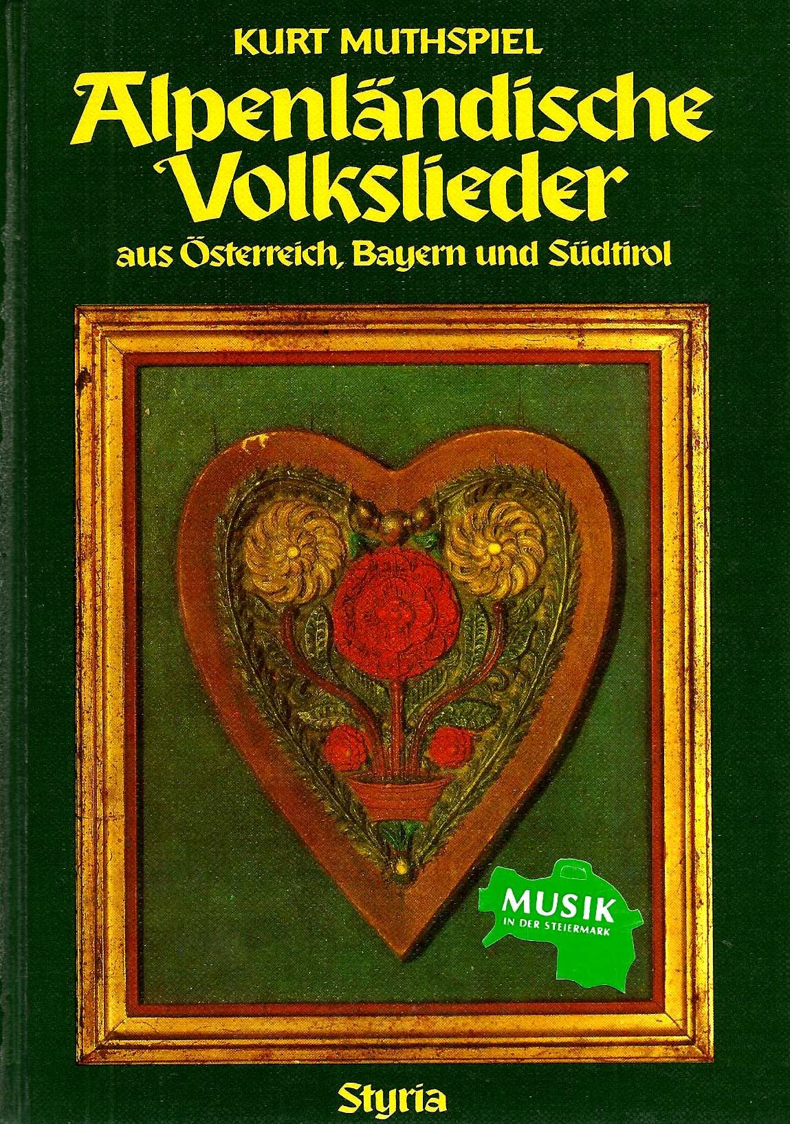 Alpenländische Volkslieder aus Österreich, Bayern und Südtirol, in 2 Bdn., Bd.1, 185 alpenländische Lieder Arts & Music