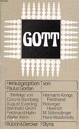 Gott. Die Vorlesungen der Salzburger Hochschulwochen 1985 Books