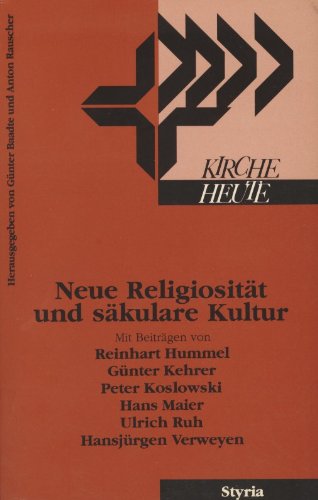 Neue Religiosität und säkulare Kultur Books