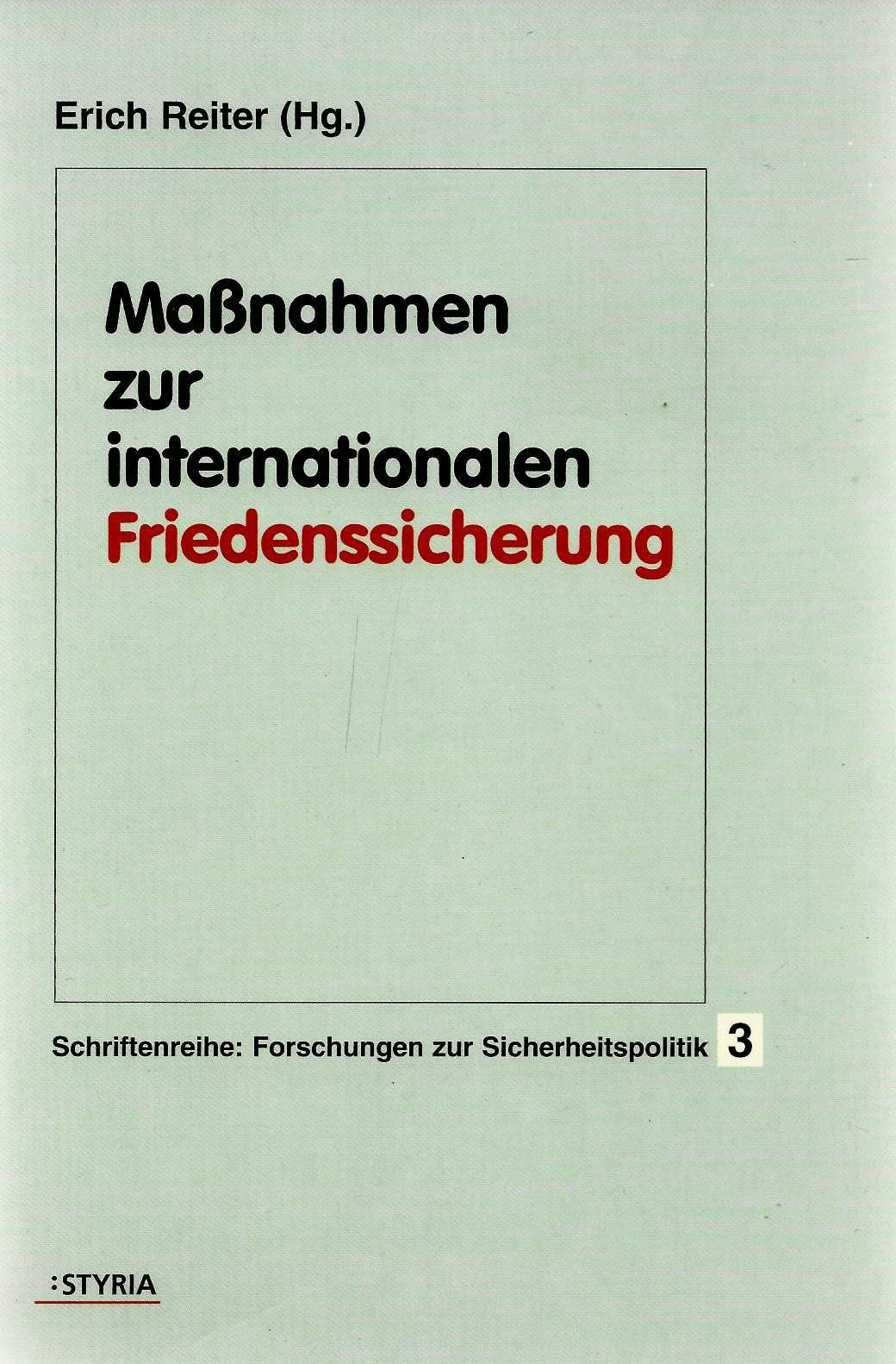 Maßnahmen zur internationalen Friedenssicherung Politics & History