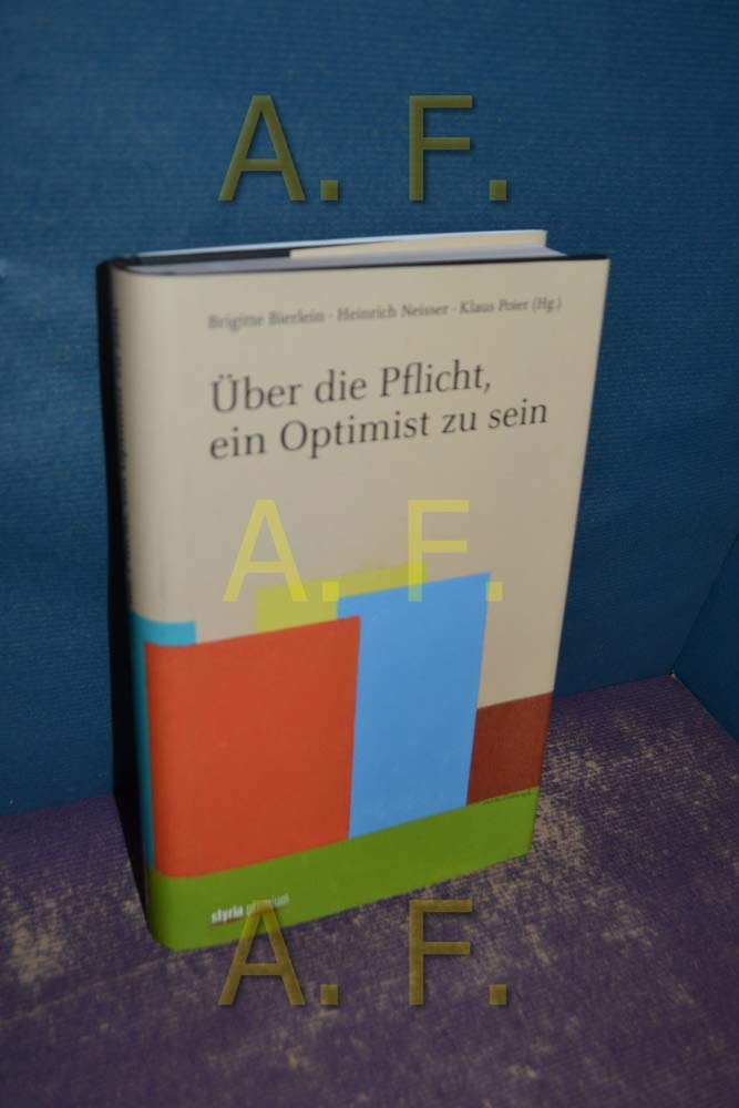Product Image: Über die Pflicht, ein Optimist zu sein