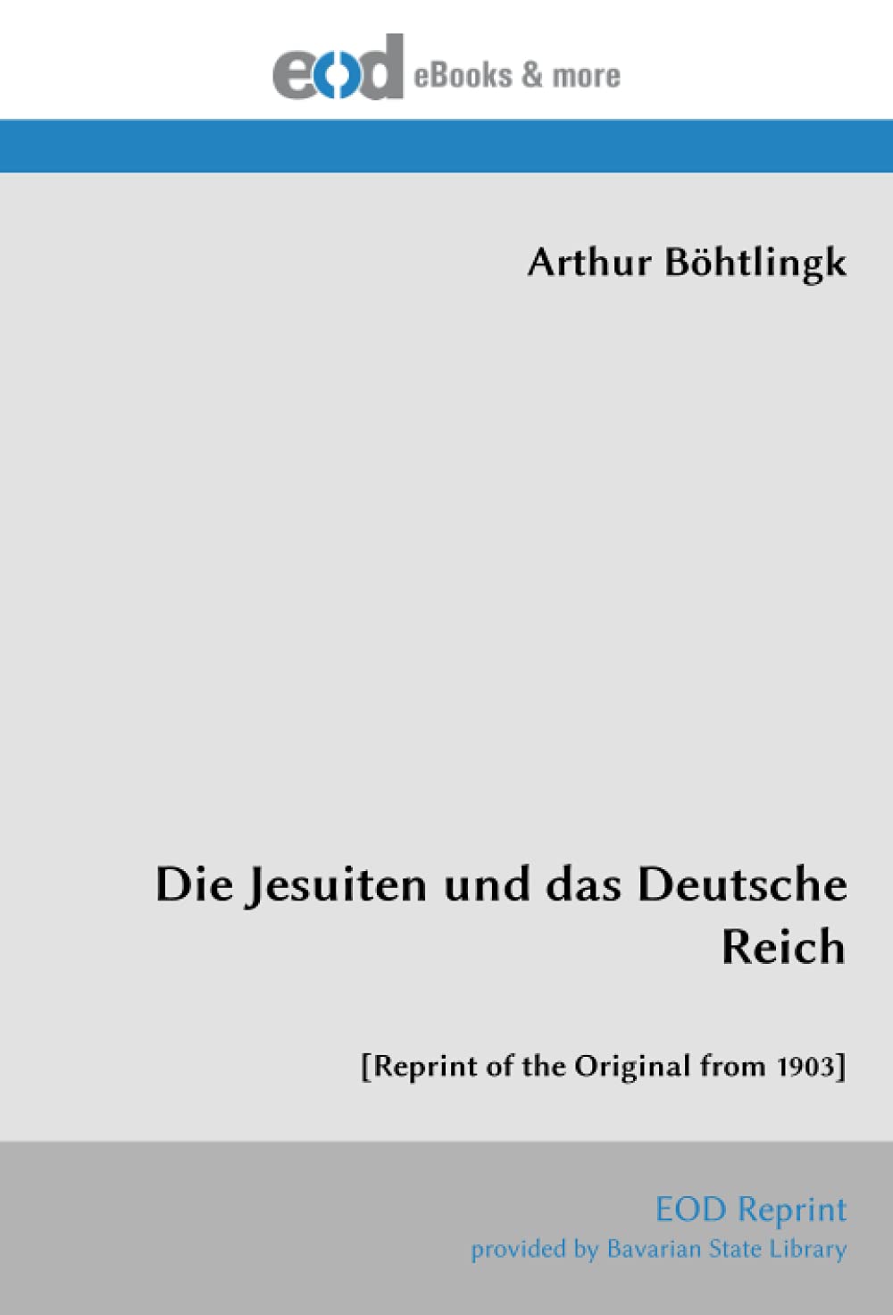 Die Jesuiten und das Deutsche Reich: Religion & Esotericism