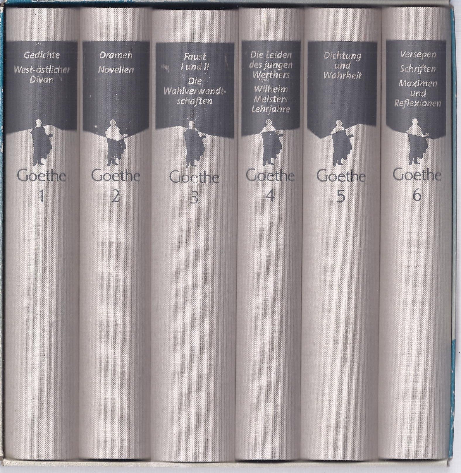 Goethe Werke - Jubiläumsausgabe in 6 Bänden Books