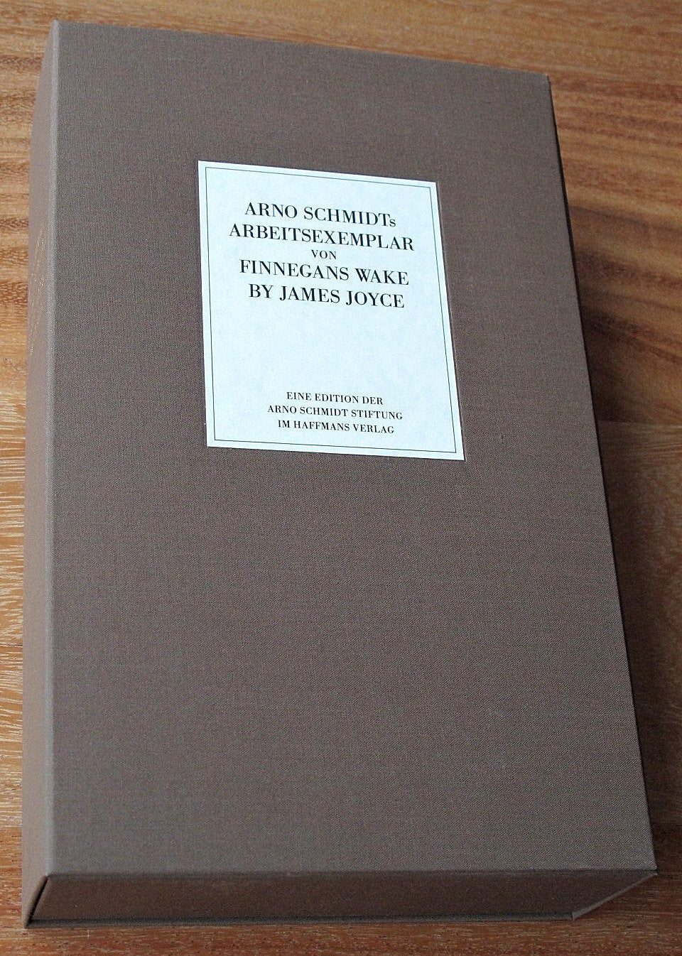Arno Schmidt's Arbeitsexemplar von Finnegans Wake by James Joyce Books