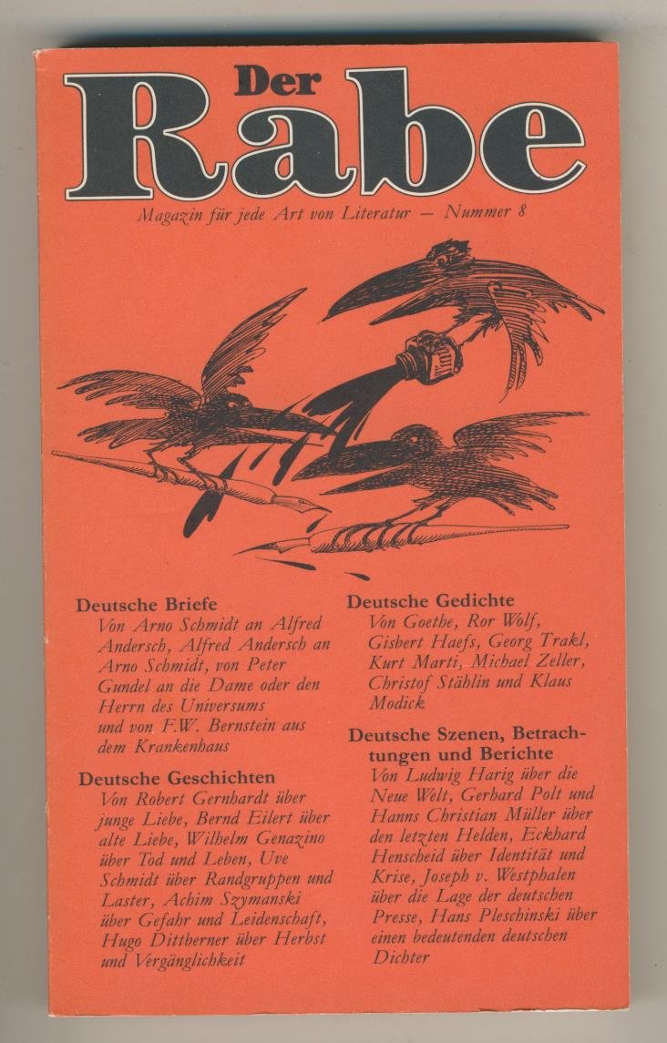 Der Rabe VIII. Magazin für jede Art von Literatur Books