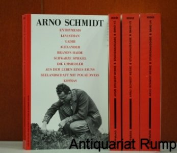 Bargfelder Studienausgabe. Werkgruppe I: Romane, Erzählungen, Gedichte, Juvenilia (4 Bände). Books