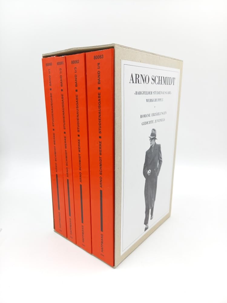 Bargfelder Ausgabe, Werkgruppe I: Romane - Erzählungen - Gedichte - Juvenilia (4 Bände im Schuber). Books