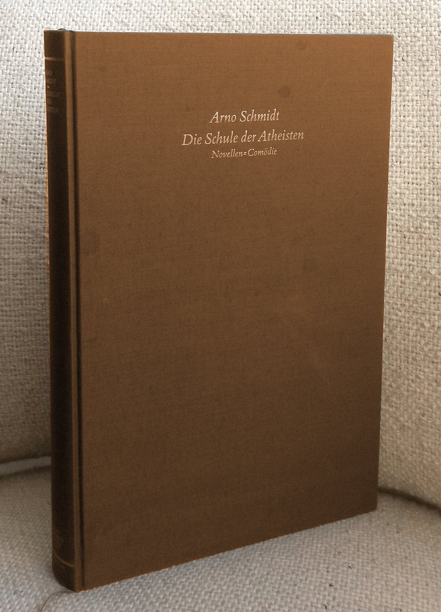 Werke, Bargfelder Ausgabe, Werkgr.4, 4 Bde. Ln, Bd.2, Die Schule der Atheisten Books