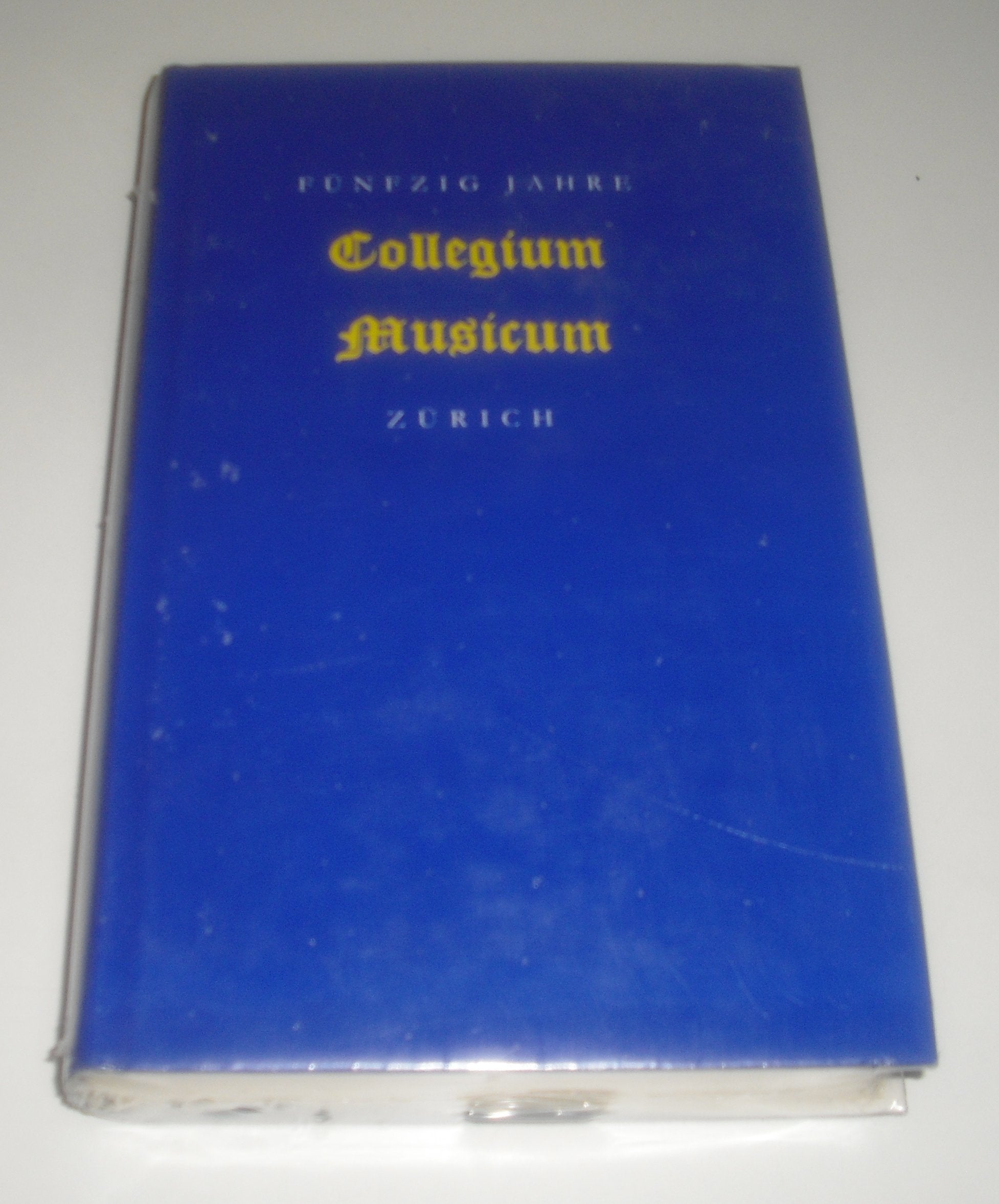 Fünfzig Jahre Collegium Musicum Zürich: Leitung Paul Sacher. Die Konzerte des Kammerorchesters Collegium Musicum Zürich 1941/42-1991/92 Sheet Music