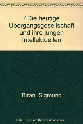 Die heutige Übergangsgesellschaft und ihre jungen Intellektuellen Medicine