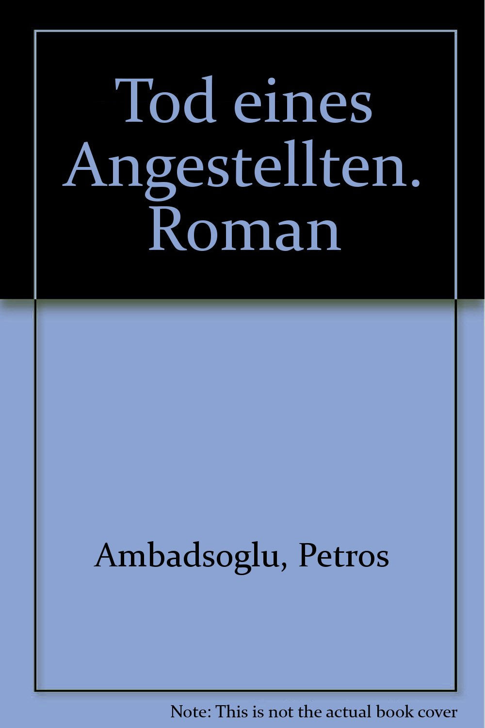 Tod eines Angestellten: Roman Books