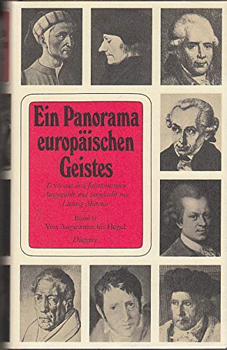 Ein Panorama europäischen Geistes; Teil: Bd. 2., Von Augustinus bis Hegel Books