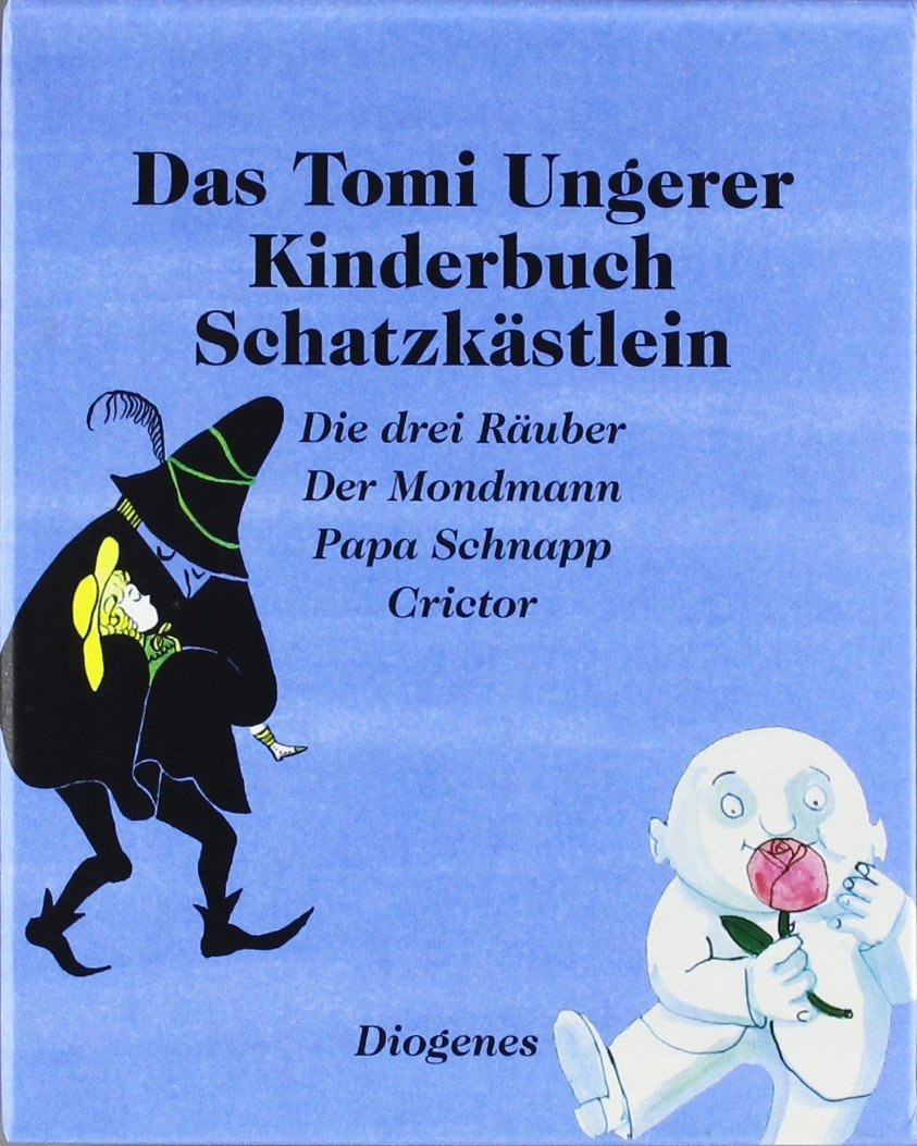 Das Tomi Ungerer Kinderbuch Schatzkästlein: Die drei Räuber; Der Mondmann; Papa Schnapp; Crictor Children's books