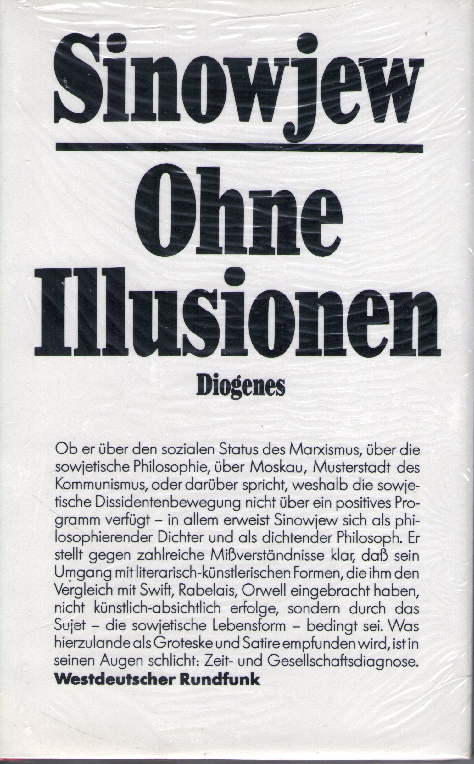 Ohne Illusionen: Interviews, Vorträge, Aufsätze Philosophy