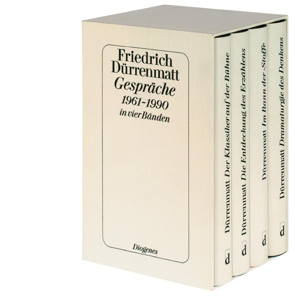 Gespräche 1961–1990 in vier Bänden in Kassette Essays & Short Stories