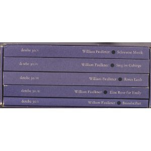 Gesammelte Erzählungen in 5 Bänden: Brandstifter / Eine Rose für Emily / Rotes Laub / Sieg im Gebirge / Schwarze Musik Books