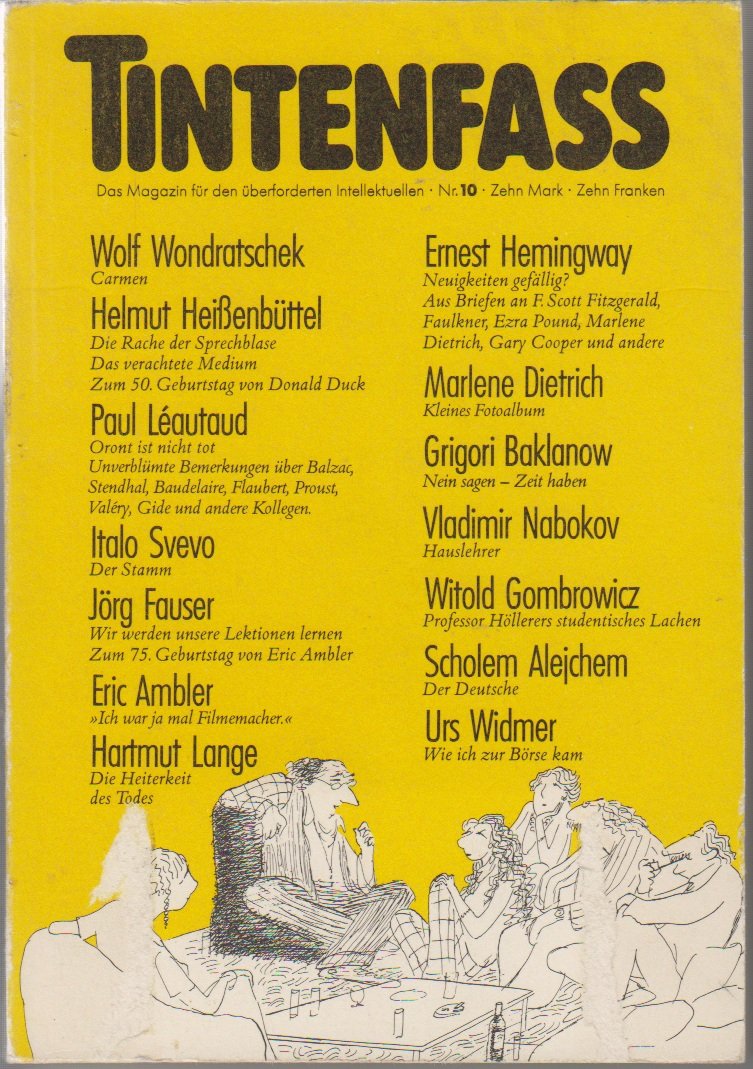 Tintenfass 10: Magazin für den überforderten Intellektuellen (detebe) Books