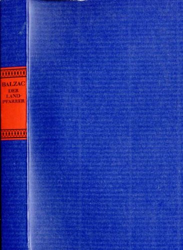 Der Landpfarrer (Die menschliche Komödie) Contemporary literature