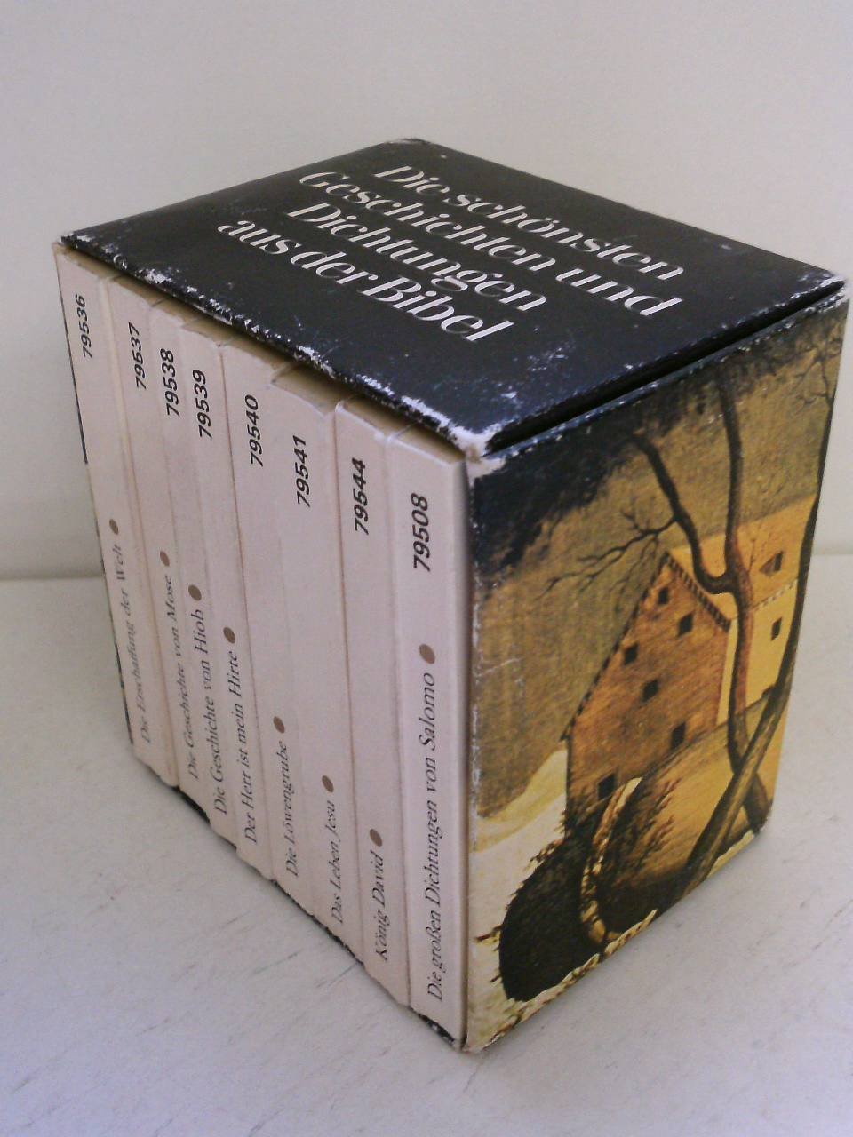 Krisenbibliothek der Weltliteratur - mini-Stange: Die schönsten Geschichten und Dichtungen aus der Bibel. Mini-detebe 79508, 79536-79541, 79544 Books