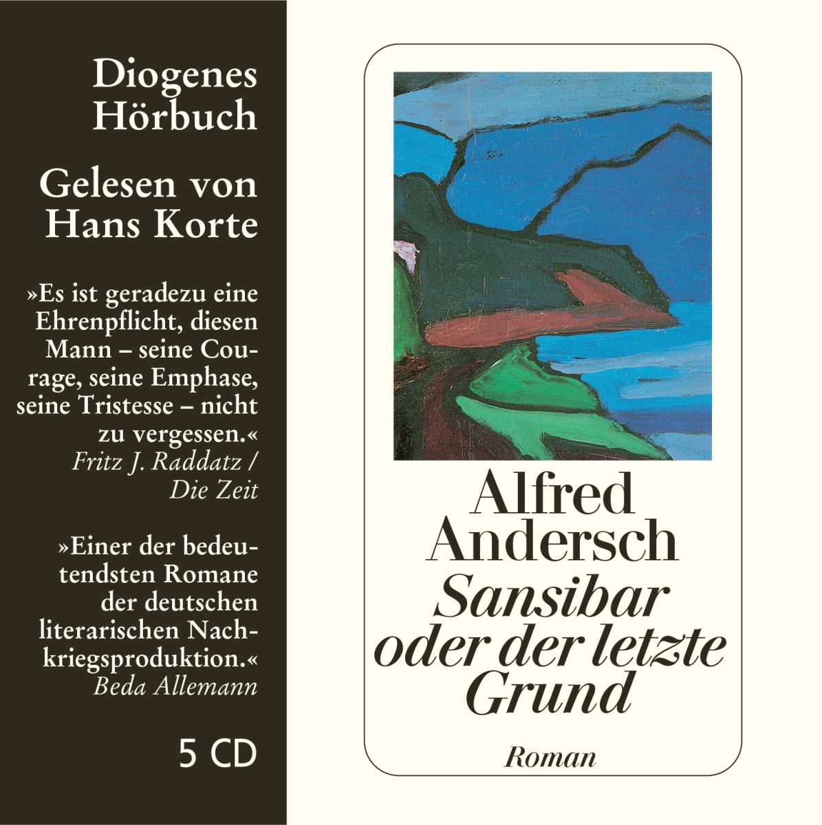 Sansibar oder der letzte Grund: Ungekürzte Ausgabe, Lesung (Diogenes Hörbuch) Contemporary literature