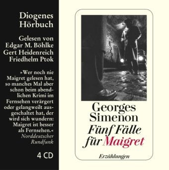 Fünf Fälle für Maigret: Erzählungen (Diogenes Hörbuch) Contemporary literature