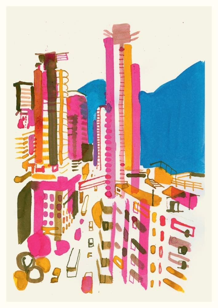 Hong Kong (Postkarte, 20 Ex) Posters