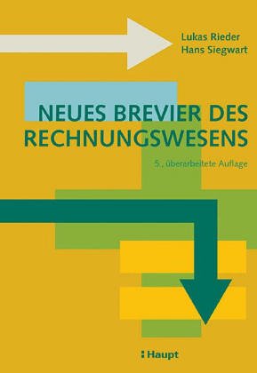 Neues Brevier des Rechnungswesens Business, Finance & Career