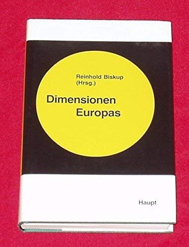 Dimensionen Europas (Beiträge zur Wirtschaftspolitik) Law