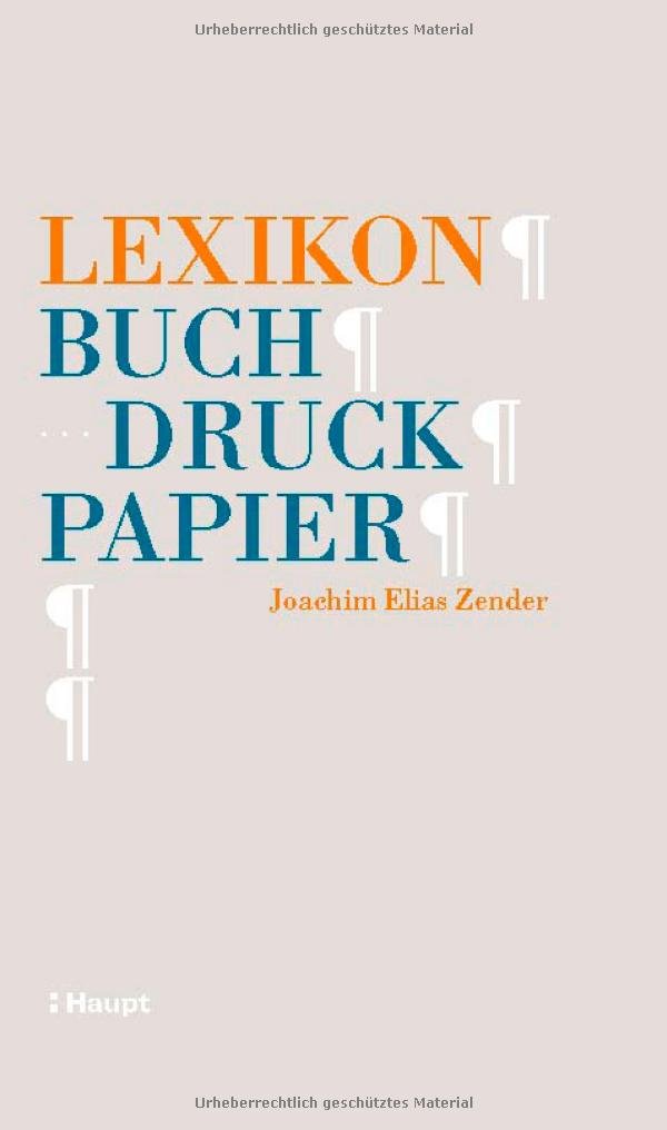 Lexikon Buch, Druck, Papier Film, Art & Culture
