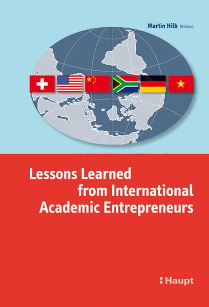 Product Image: Lessons Learned from International Academic Entrepreneurs