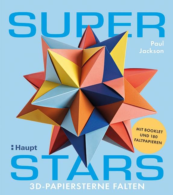 Superstars: 3D-Papiersterne falten - mit Booklet und 180 Faltpapieren Hobbies & Crafts