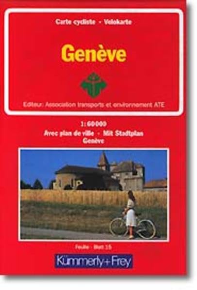 Geneve Velokarte 15 Biking Map book