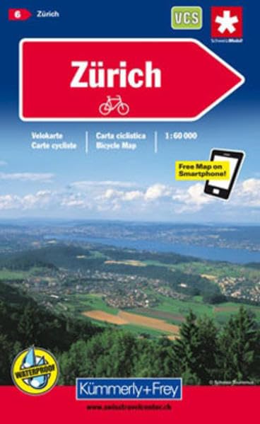 Zürich 1 : 60 000. Velokarte Leisure, Home & Garden