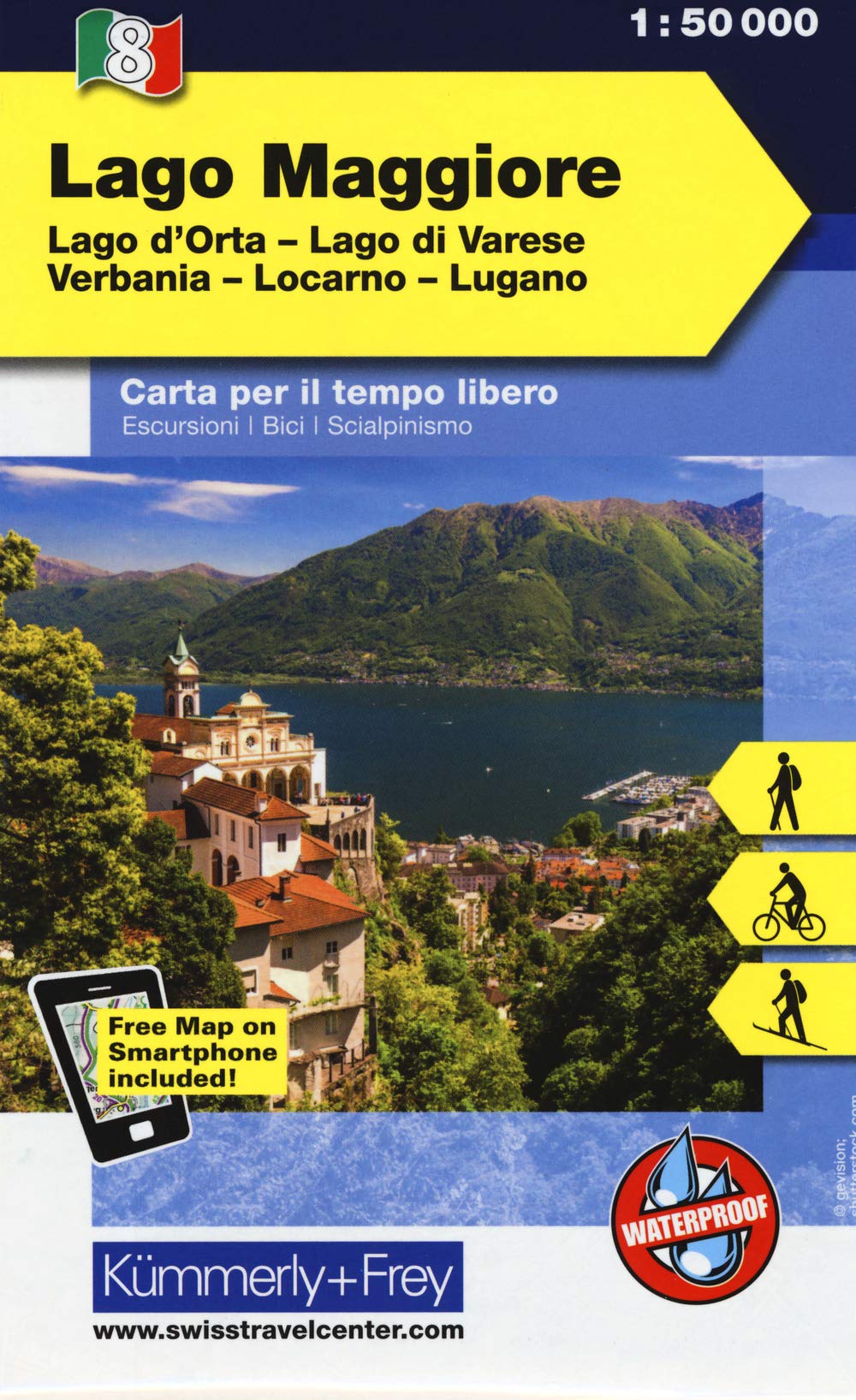 KuF Italien Outdoorkarte 08 Lago Maggiore 1 : 50.000 Leisure, Home & Garden