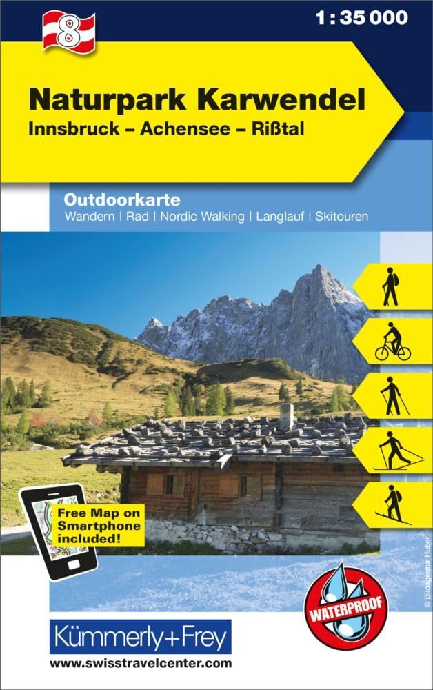 KuF Österreich Outdoorkarte 08 Alpenpark - Karwendel 1 : 35 000 Leisure, Home & Garden