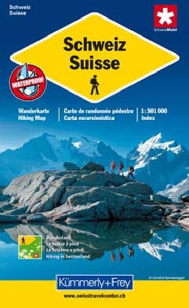 Schweiz: Wanderkarte, 1:301000, Index (Kümmerly+Frey Wanderkarte 1:60.000) Leisure, Home & Garden